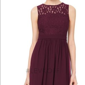 Bill Levkoff Bridesmaid Dress Style7047 in Wine